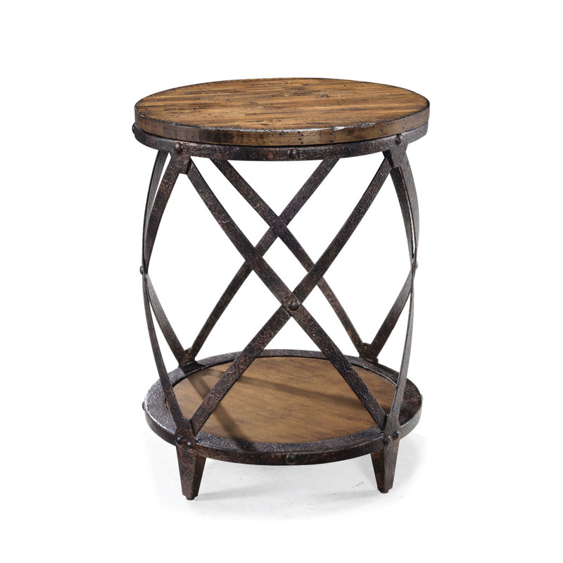 Schlenker End Table, Distressed Pine