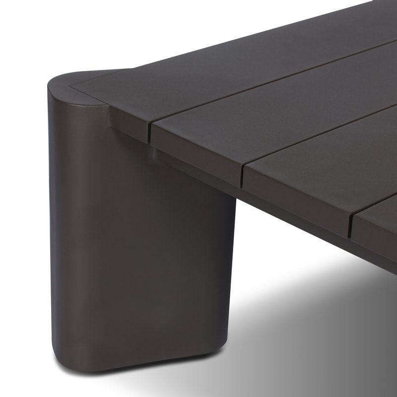 Soho Outdoor Metal Coffee Table-Bronze