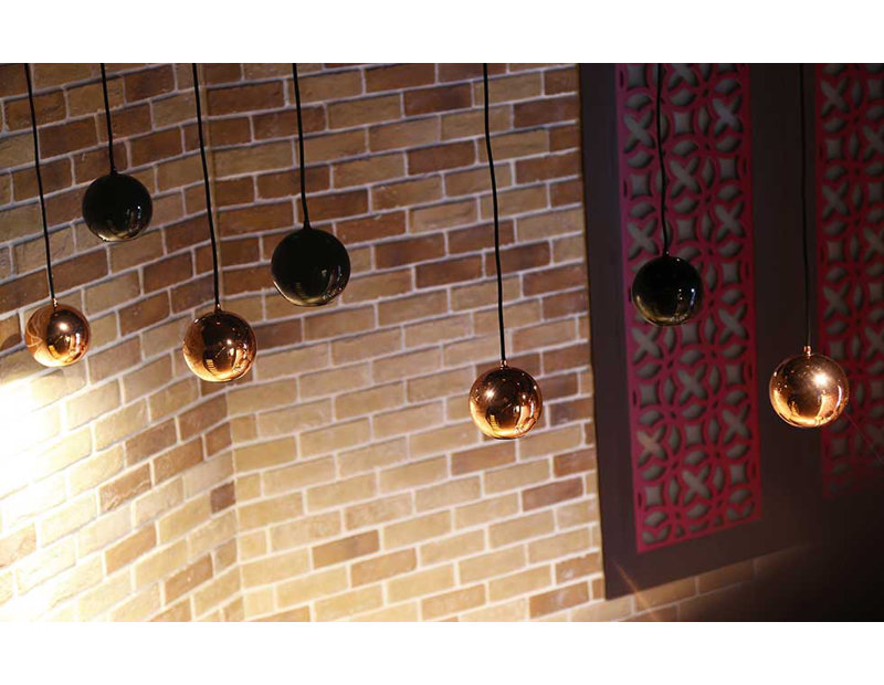 Boule 1 - Light Pendant, Copper