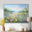 Simplity Wreath Green Flower Field - Art mural grand champ de fleurs-728263416-676435897