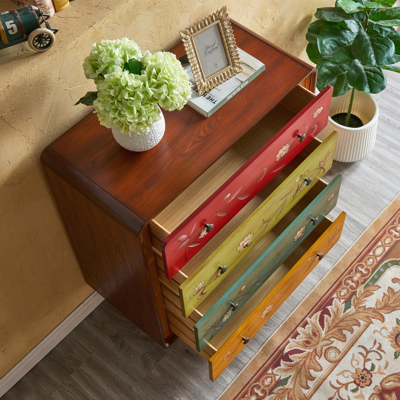 American style painted drawer accent chest