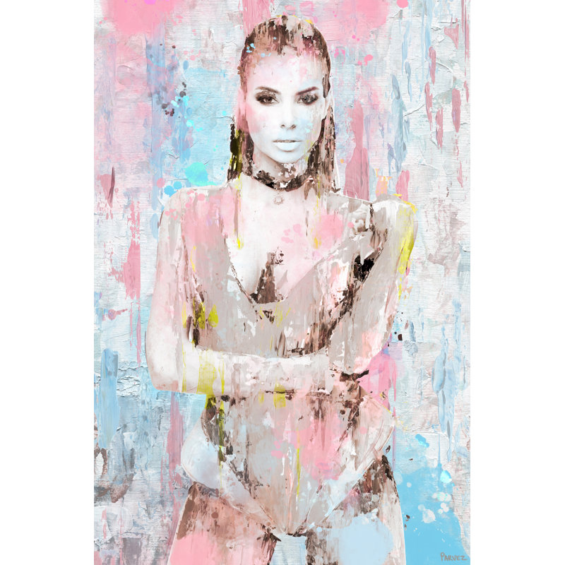 Ready For The Beach II by Parvez Taj - Wrapped Canvas Painting, 38cm H x 25cm W