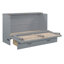 Grand lit escamotable avec grands tiroirs, gris-1321354970