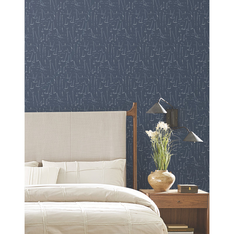 Papier peint Vermillion Coast, Bleu