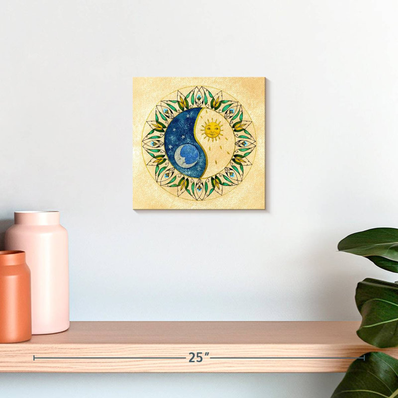 Oberle Sun And Moon, 10" H x 10" W