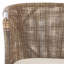 Fauteuil demi-tonneau en coton 22,25 po Bungalo