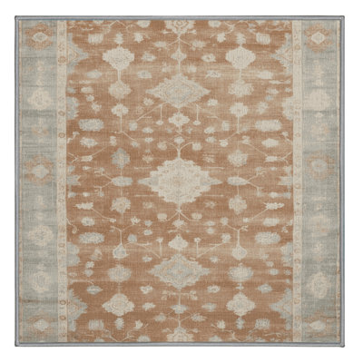 Machine Washable Overdyed Gray Area Rug