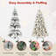 Arbre de Noël artificiel pré-éclairé enneigé-1237105558