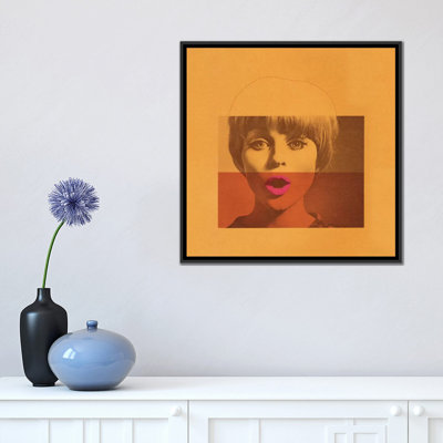 «Lip Service» par Hemingway Design - Reproduction d'art sur toile tendue avec châssis