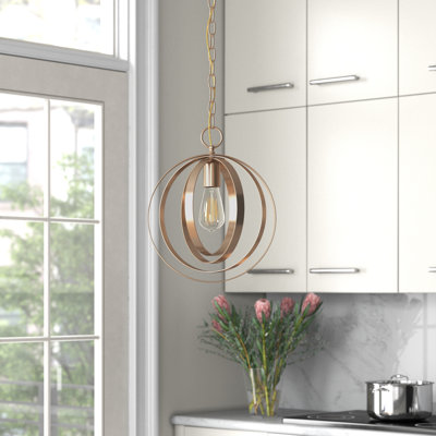 Luminaire suspendu sphérique 1 lumière Cueva