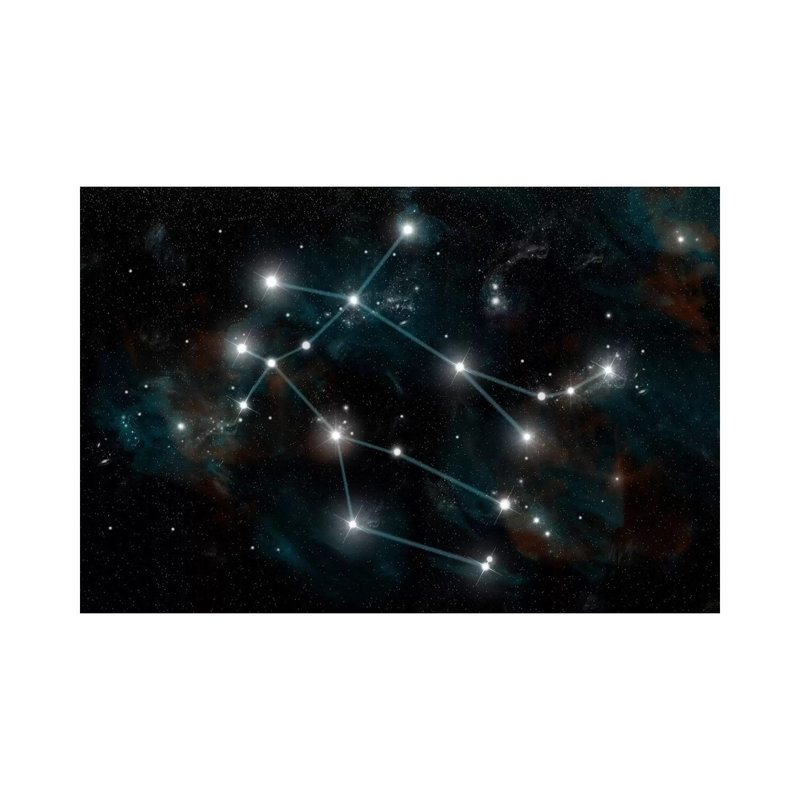 The Constellation Gemini The Twins by Marc Ward - Wrapped Canvas Print, 101.6 cm H x 66.04 cm W x 3.175 cm D