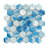 Eterna Hexx 2" x 2" Glass Mosaic Floor and Wall Tile-108486575
