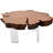Sigety Solid Wood Top Coffee Table