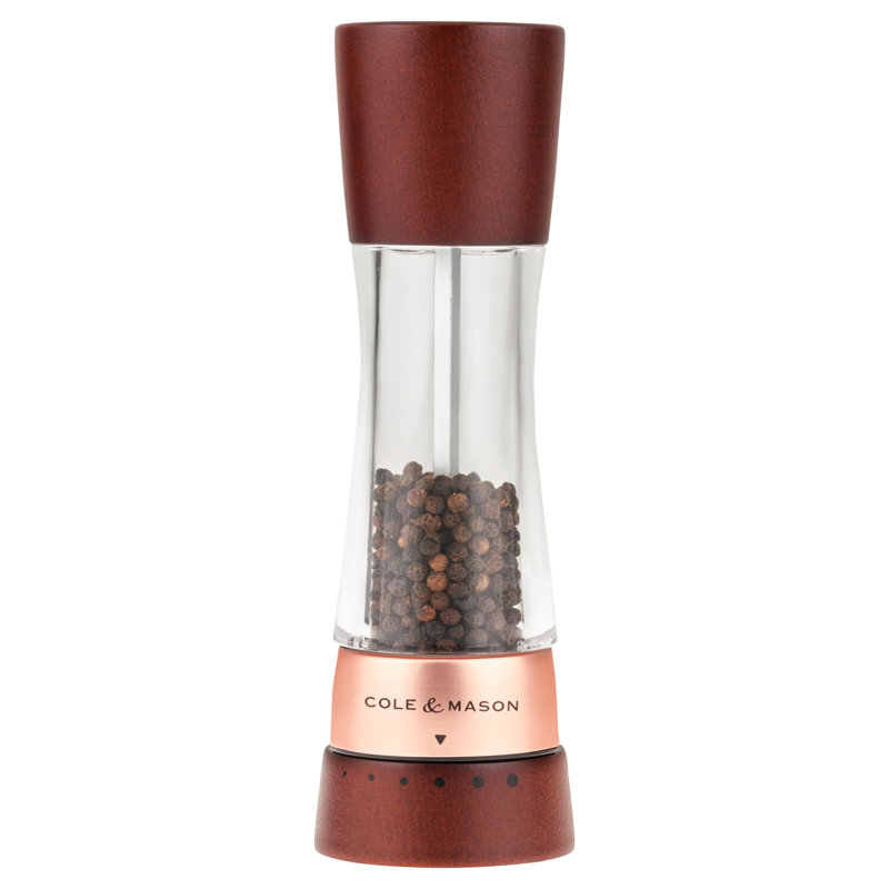 Moulin à poivre Cole & Mason Derwent or rose 7,5 po, Rouge / rose
