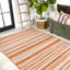 Tapis orange / crème Clarisa-69807539