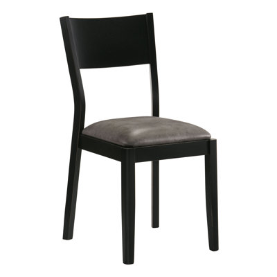 19'' H Faux Leather Upholstered Side Chair
