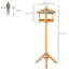 Baronville Wooden Bird Table Free Standing Feeder Garden and Backyard Station