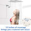 Pomme de douche carrée de 12 po avec bras réglable - Acier inoxydable, aspect luxueux pour la salle de bain, buses autonettoyantes, matériau de tête de douche en acier de 12 po, couverture complète du corps, installation facile