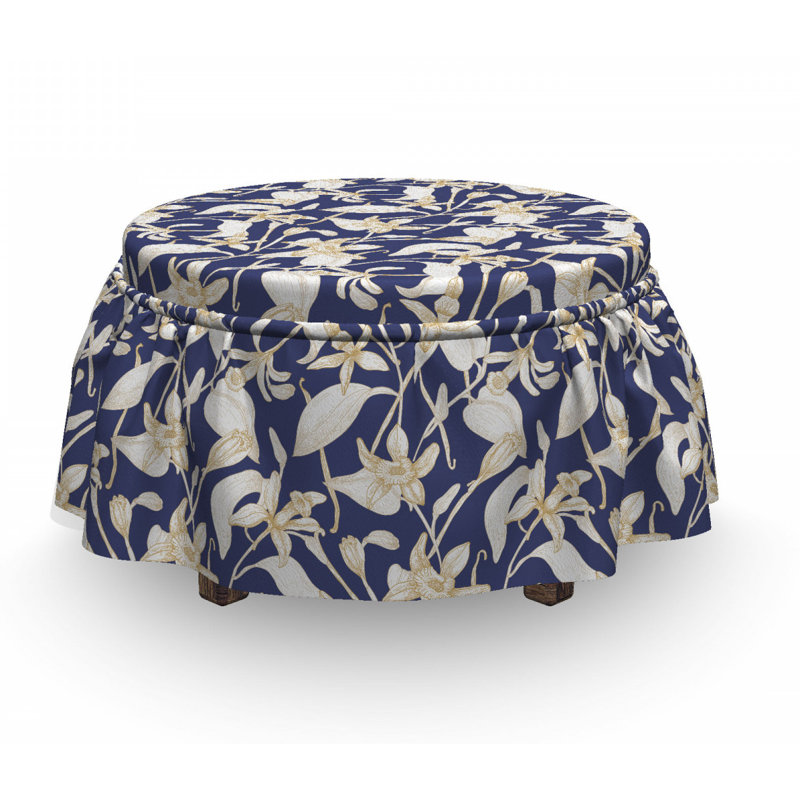 Box Cushion Ottoman Slipcover