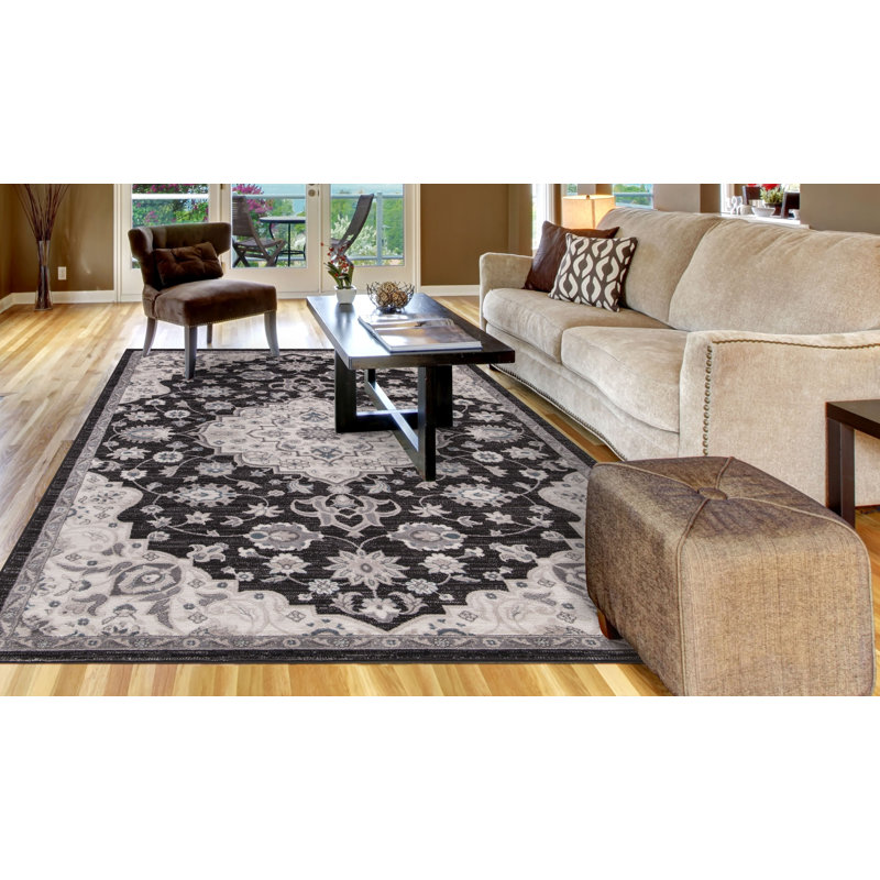 Oriental Indoor Rug, Rectangle 7' x 9'
