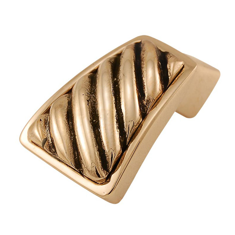 Sanzio Finger Pull, Antique Gold