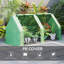 Mini jardin extérieur de serre portative 6 pi x 3 pi x 3 pi Outsunny
