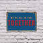 We We All All This This Together Street (paquet de 2) en plastique 8 po x 12 po