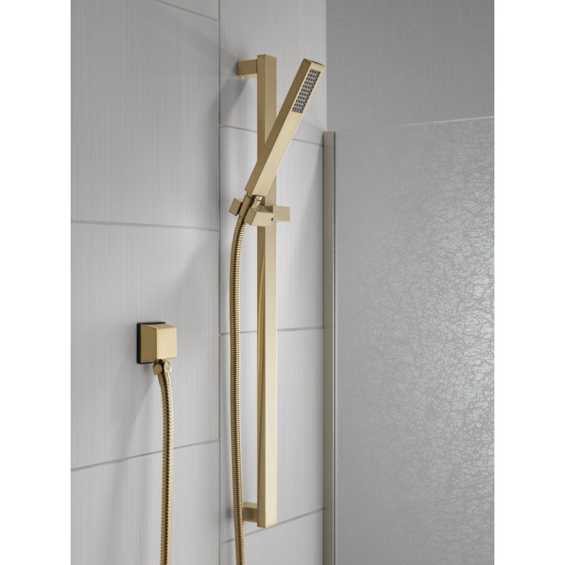 Vero Single Spray Hand Shower with Slide Bar, Handheld Shower Head, Slide Bar Hand Shower 1.75 GPM