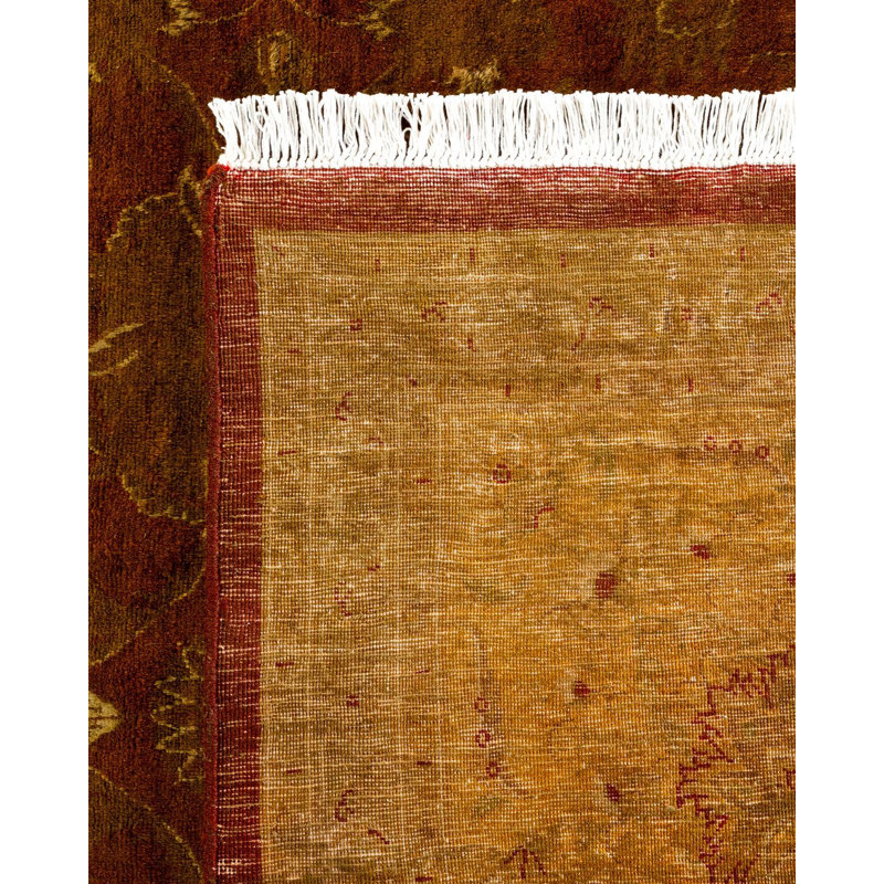 Fine Vibrance One-of-a-Kind 9'2" X 12'3" Hand Knotted Area Rug