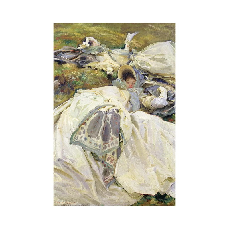 Two White Dresses, 1911 by John Singer Sargent - Wrapped Canvas Gallery-Wrapped Canvas Giclée