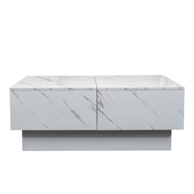 Extendable Coffee Table With Sliding Top And Hidden Storage For Living Room | Gift Idea