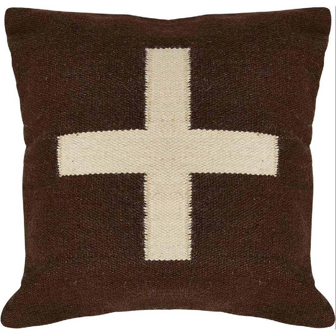 Organic Polyester Throw Square Pillow Cover & Insert Creative Co-Op 