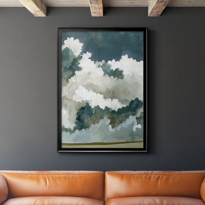 Vast Neutral Sky II " Vast Neutral Sky II ", 42.5" H x 30.5" W x 1" D, Black