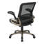 Chaise de travail en filet Marshia-15648929