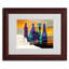 "bleu coucher de soleil par chiffres" par roderick stevens, impression encadrée-11827465-19296702