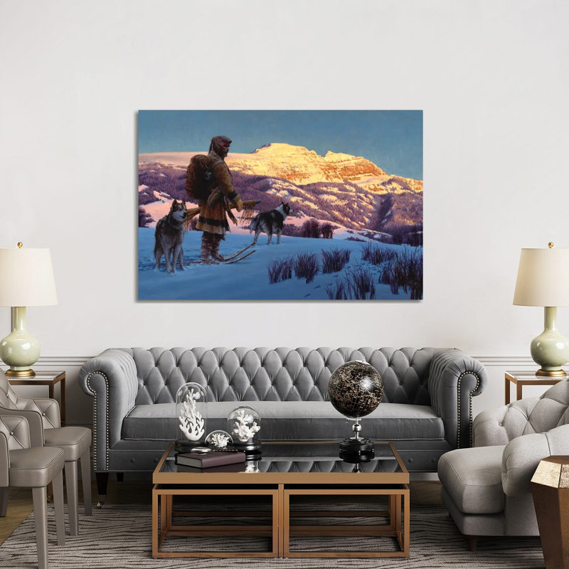 Quest For Winter Plews by Joe Velazquez - Wrapped Canvas Print, 152.5 cm H x 101.5 cm W