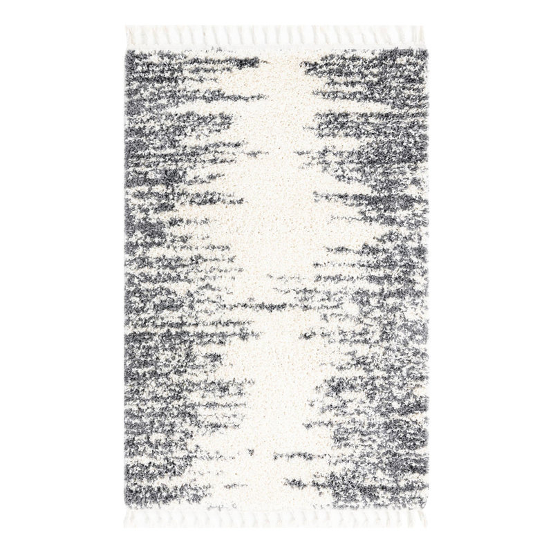 Tapis blanc / gris Knupp, Rectangle 4 pi x 6 pi