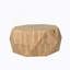 Table basse de 38 po à motif tridimensionnel en relief de style rétro américain-1072205330