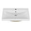 Comptoir de meuble-lavabo 24 po, lavabo en céramique, blanc brillant, 2,6 po d'épaisseur - robinet et drain non inclus | Idée de cadeau