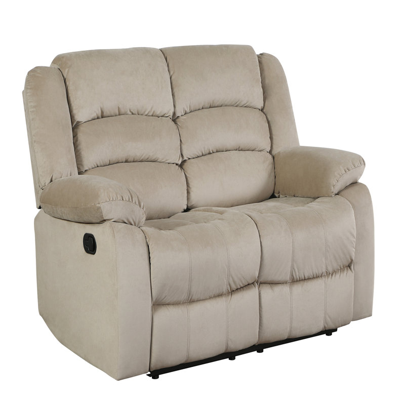 Causeuse transitionnelle en tissu de microfibre