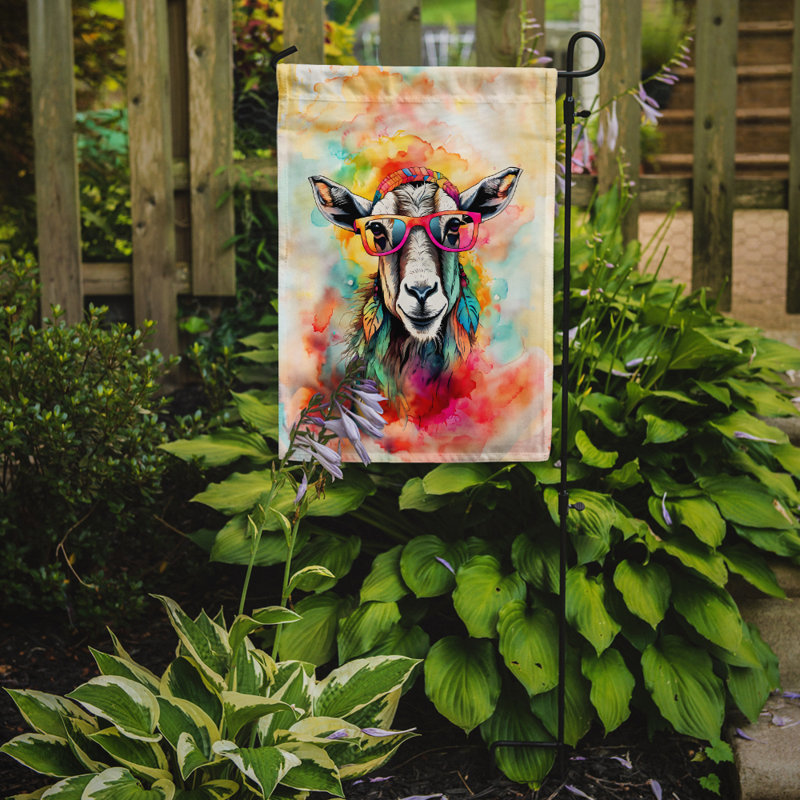 Drapeau de jardin hippie