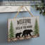 Panneau décoratif suspendu en bois «Neck Of The Woods» 9,5 po x 5,75 po