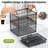 Freezer Organizer Bins, 3 Pack Big Stackable Deep Chest Freezer Organizer Bins, Foldable Baskets with Handles