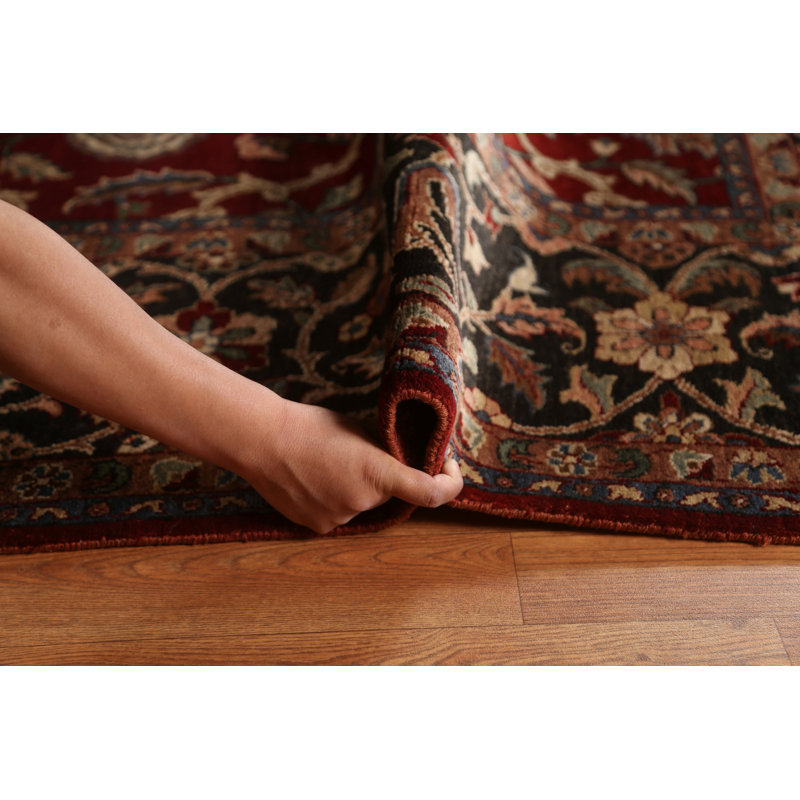 One-of-a-Kind Rectangle 11'8'' X 14'7'' New Age Wool Area Rug in Red