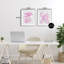 Ensemble de 2 impressions encadrées sous verre Minimal Pink Fish & Oysters, par Lil 'Rue-2117439986-2117439998