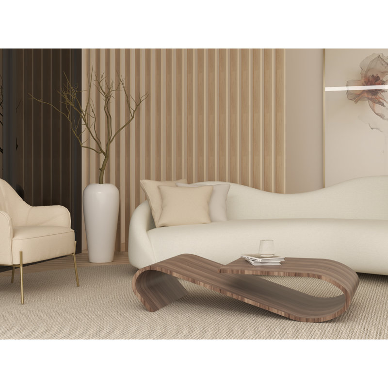 Wave Coffee Table, Louro Freijo