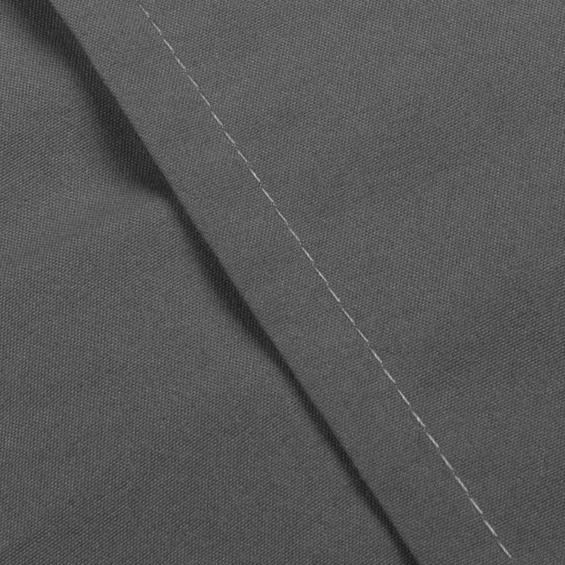 Drap plat seulement, drap de dessus en microfibre brossée 1800 - NTBAY, Drap plat pour lit simple, Gris foncé