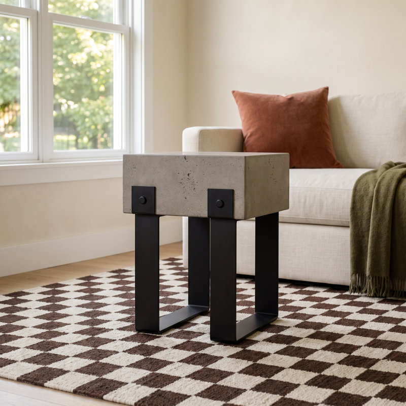 Kareen Industrial Accent stool