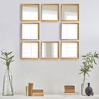 Ensemble de 8 miroirs biseautés 8 pièces