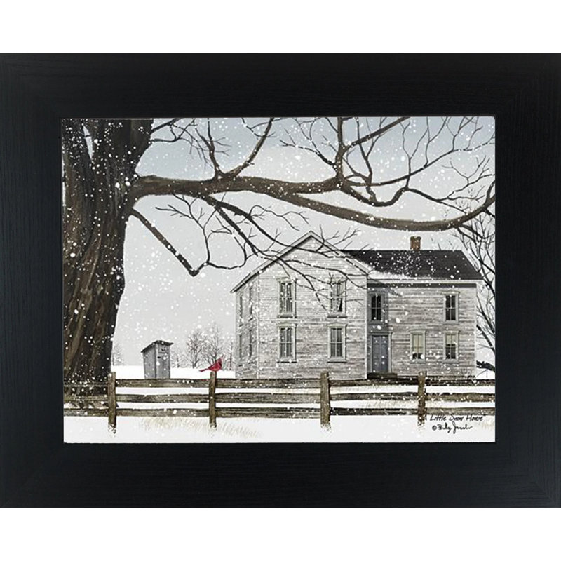 «A Little Snow House Cardinal Outhouse», art de Billy Jacobs